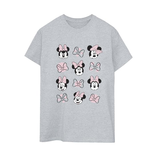 Disney Dames/Dames Minnie Mouse Meervoudig Katoenen Vriendje T-shirt (Sportgrijs) - Image 1