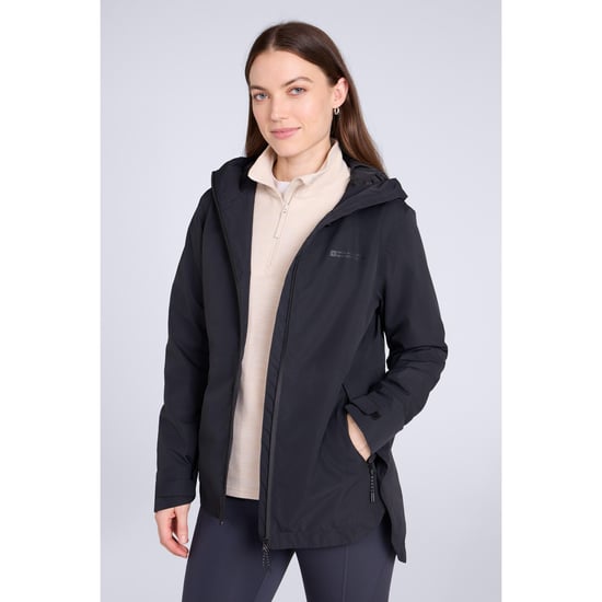 Mountain Warehouse Dames/Dames Canyon Waterdichte Jas (Zwart) - Image 1
