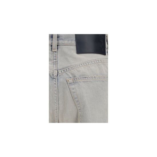 Haikure Blauwe Katoenen Relaxed Fit Jeans - Image 3