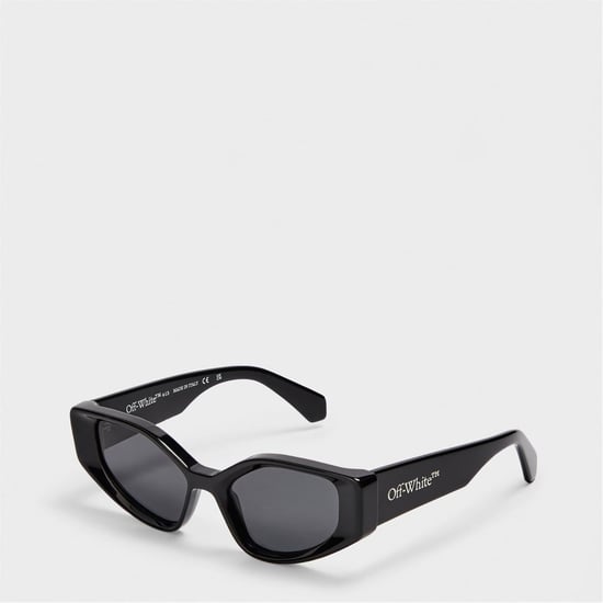 Accessoires Off White Memphis Square Volle Rand Zonnebril in Zwart/Dark Grey - Image 1