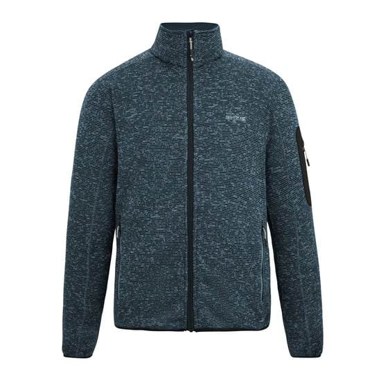 Regatta Heren Newhill Marl Full Zip Fleecejack (China Blauw) - Image 1