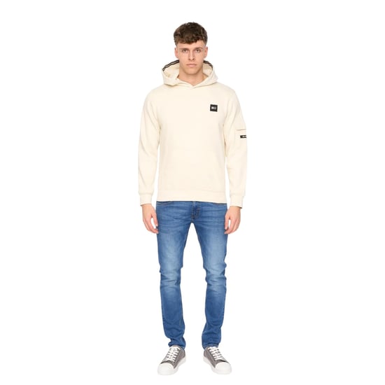 Duck and Cover Heren Wrentham Hoodie (Lichte steen) - Image 4