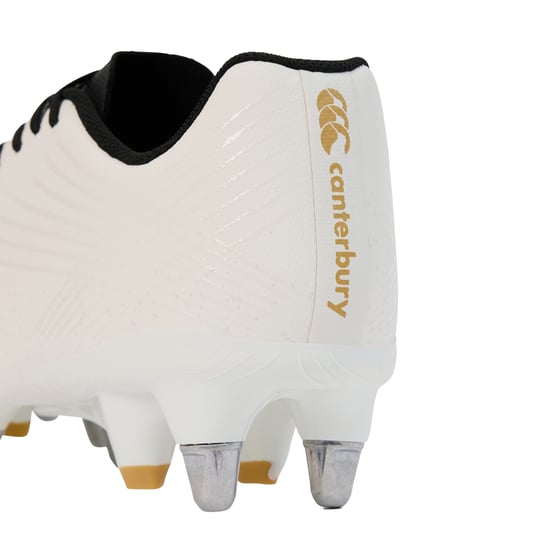 Canterbury Unisex Adult Stampede Groundbreak Team Gestempelde Zachte Grond Voetbalschoenen (Wit) - Image 2