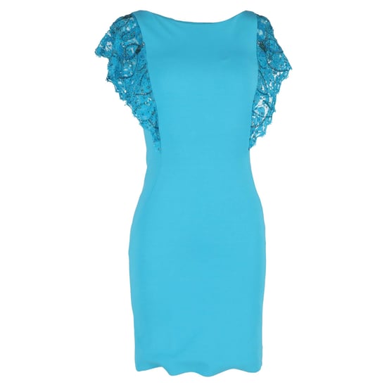 Emilio Pucci jurk met wijdvallende mouwen in turquoise polyester - Image 1
