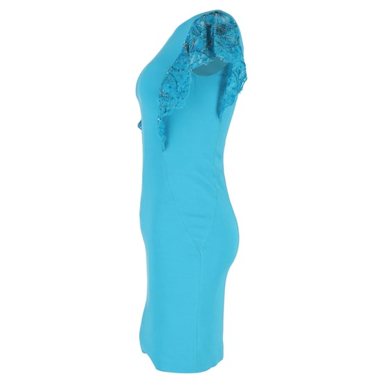 Emilio Pucci jurk met wijdvallende mouwen in turquoise polyester - Image 2