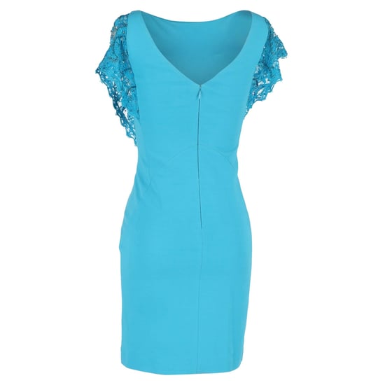 Emilio Pucci jurk met wijdvallende mouwen in turquoise polyester - Image 3