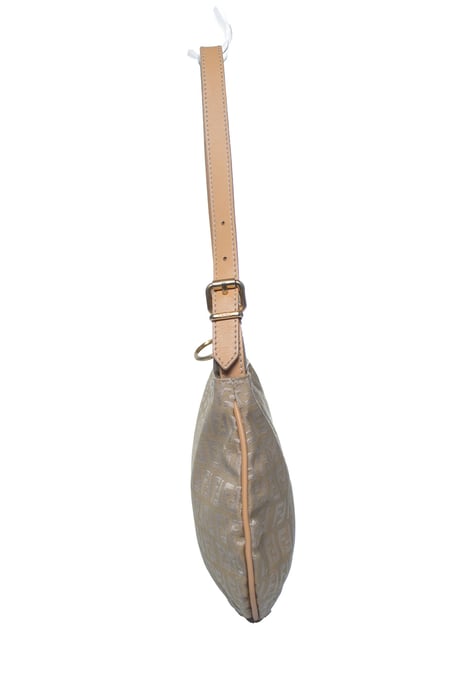 Fendi Zucchini FF Oyster schoudertas in beige - Image 4
