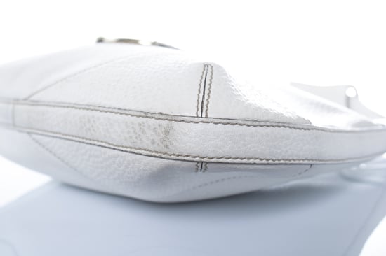 Gucci Hasler schoudertas met paardenbitmotief in het wit - Image 6