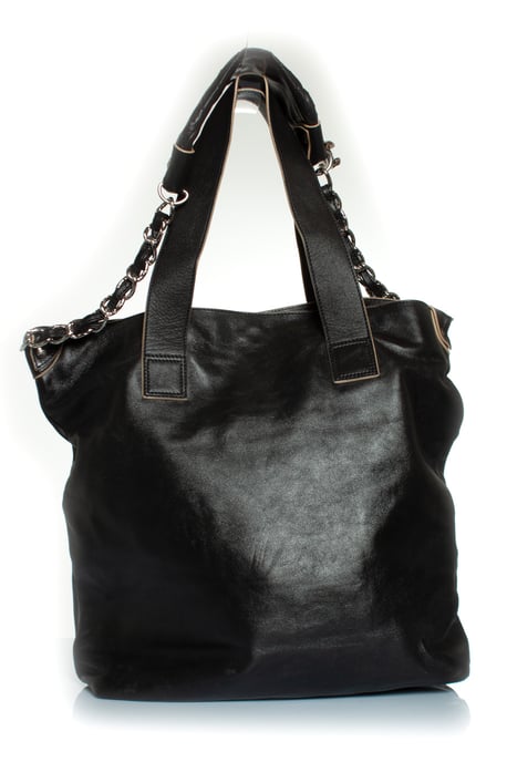 Chanel, Deca coco 2way schoudertas in zwart leer - Image 3