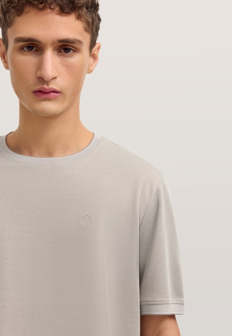 Bugatti Herren T-shirt van een katoenmix - Image 4
