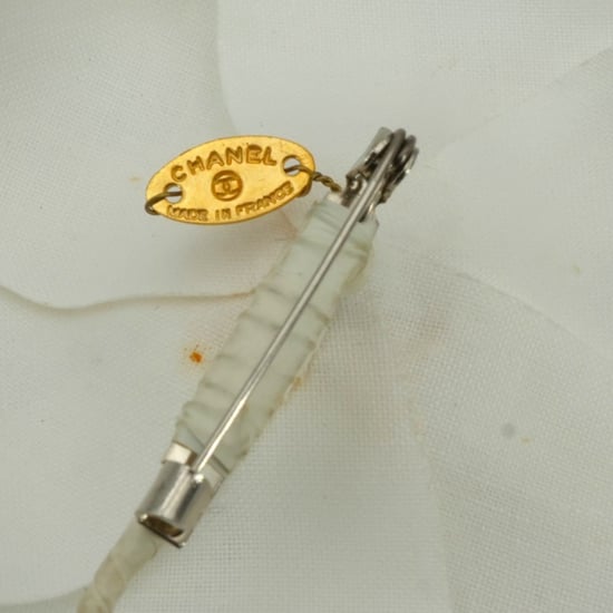 Chanel stoffen broche Camelia - Image 3