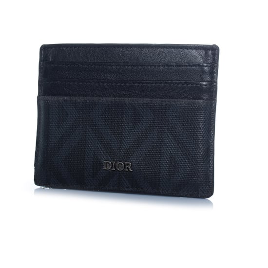 Dior kaarthouder van monogramcanvas en leer. - Image 1