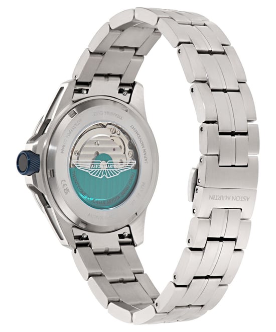 Aston Martin Thrill Rim Heren Zilveren Horloge MTRR1F504 - Image 2