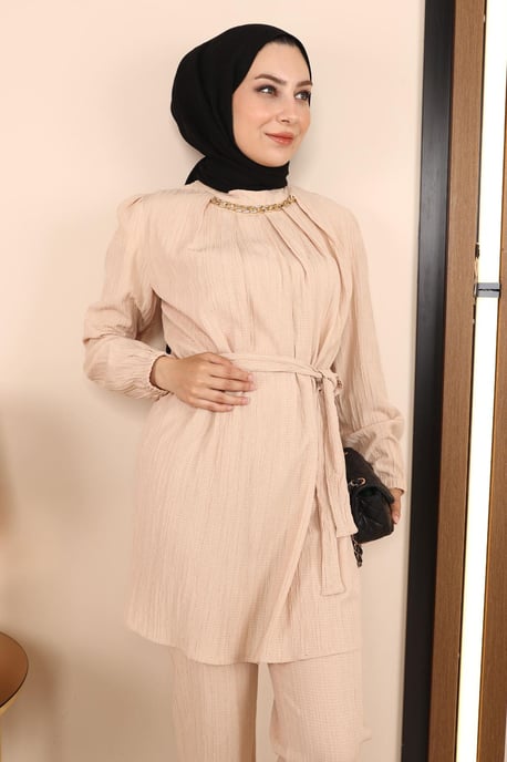 Ketting Detailed Pak Beige - Image 5