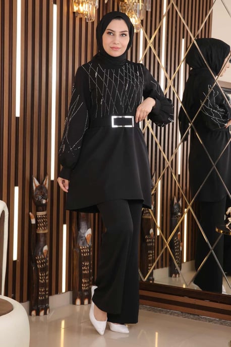 Parel Steen Detailed Set Zwart - Image 3