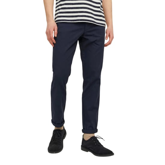 Jack And Jones Heren Slanke chino's (Navy Blazer) - Image 3