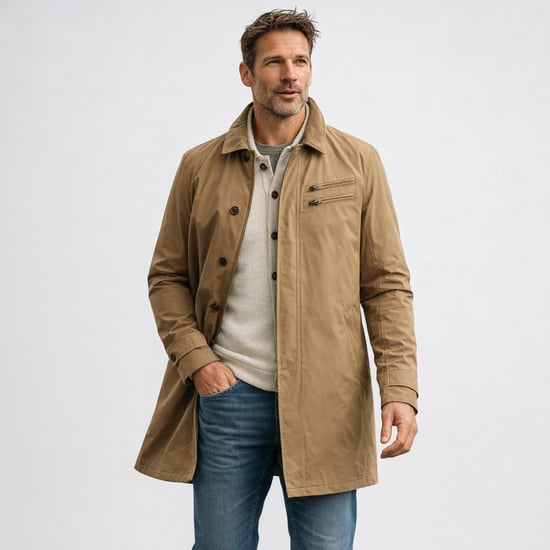Vanguard Jas zomer V-Coat Jacket Bruin - Image 2