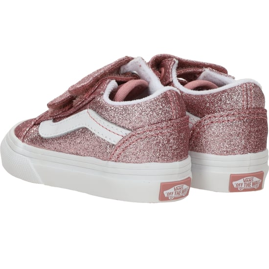 Vans Old Skool V Glitter Rose Gold Sneakers Meisjes - Image 3