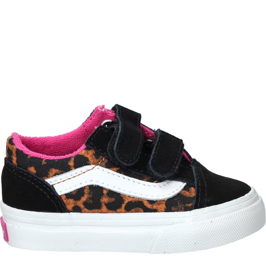 Vans Old Skool V Leopard Pop Sneakers Meisjes - Image 1