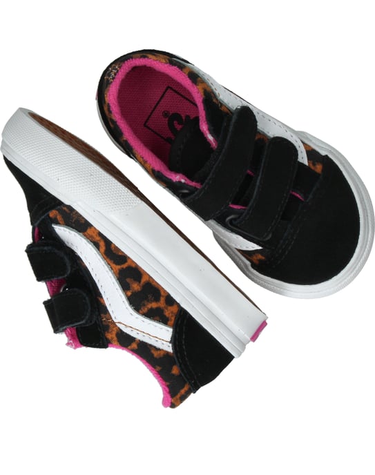 Vans Old Skool V Leopard Pop Sneakers Meisjes - Image 4