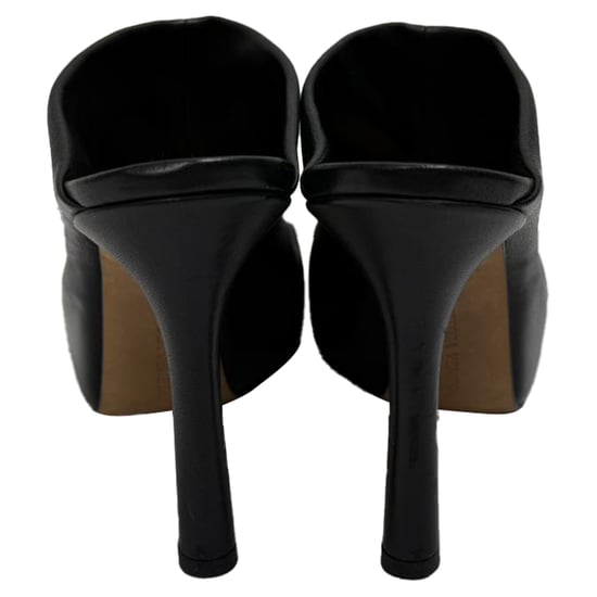 Bottega Veneta Bold Platform Mules in Black Leather - Image 3