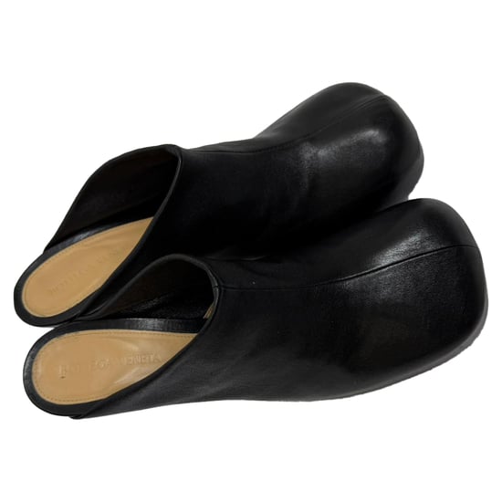 Bottega Veneta Bold Platform Mules in Black Leather - Image 5