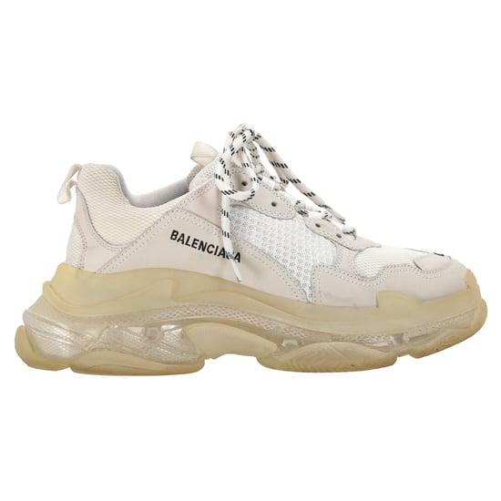 Balenciaga Triple S sneakers met transparante zool in wit polyester - Image 2