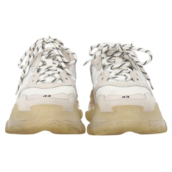 Balenciaga Triple S sneakers met transparante zool in wit polyester - Image 4
