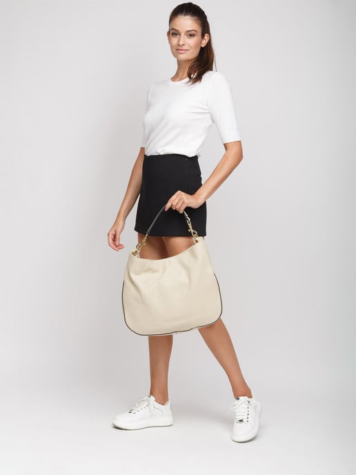 Giulia Monti Schoudertas Lichtbeige - Image 5