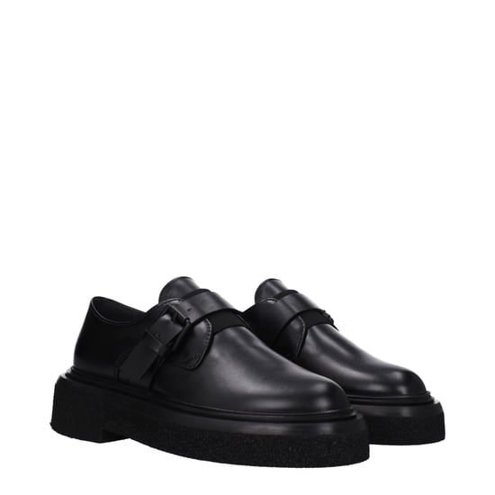 Max Mara Zwarte Leren Oxfords En Derbies - Image 2