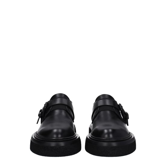 Max Mara Zwarte Leren Oxfords En Derbies - Image 3