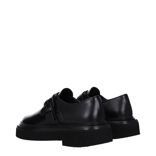Max Mara Zwarte Leren Oxfords En Derbies - Image 4