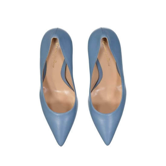 Gianvito Rossi Blauwe Leren Hakken - Image 4