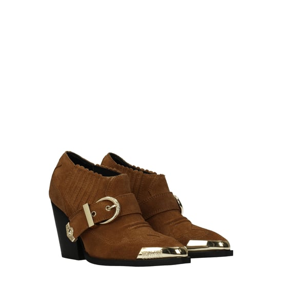 Versace Jeans Bruine Leren Enkellaarzen - Image 2