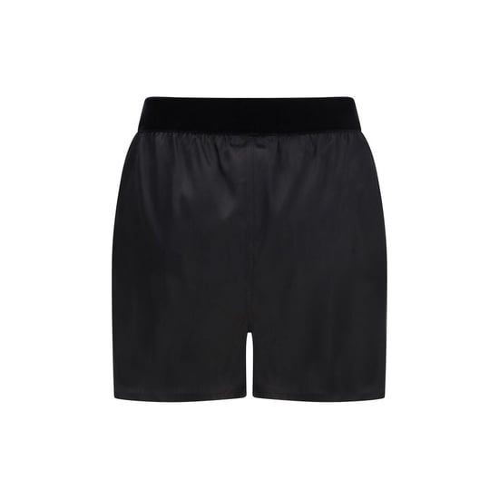 Tom Ford Zwarte Zijde Bermuda Shorts - Image 2
