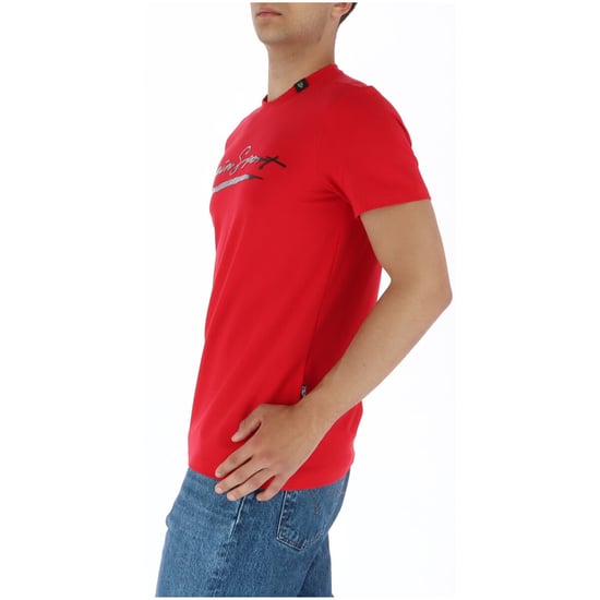 Plein Sport Brand Signature Logo Grey T-Shirt - Image 3