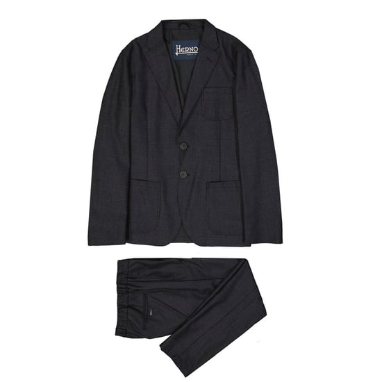 Herno Grijze Wol Casual Broek - Image 3
