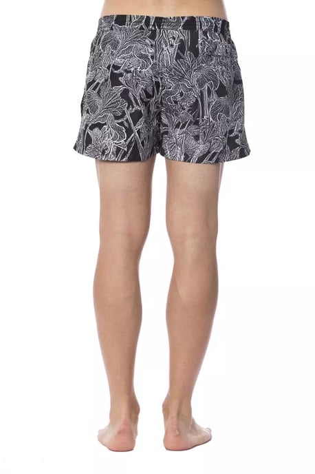 Roberto Cavalli Sport Zwarte Polyester Heren Zwemkleding - Image 3