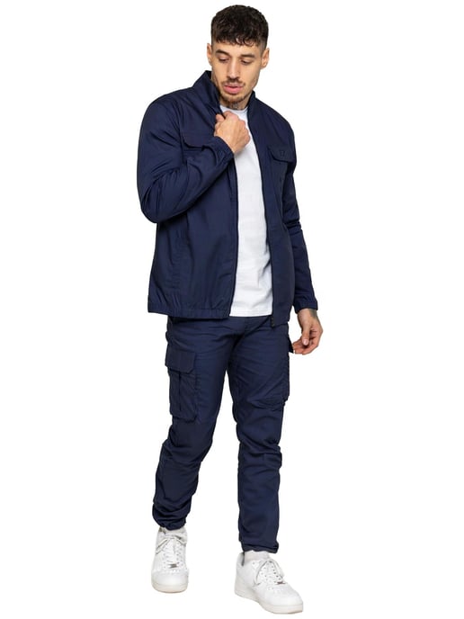 Enzo | Heren Lichtgewicht Funnel Neck Jas - Image 4