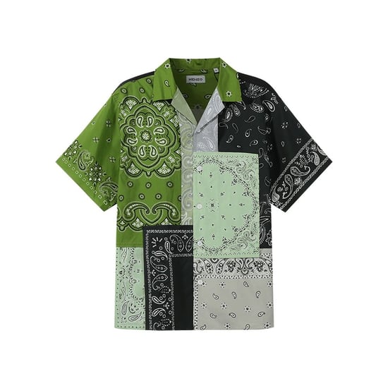Kenzo Bicolor Katoenen Korte Mouwen Shirt - Image 1