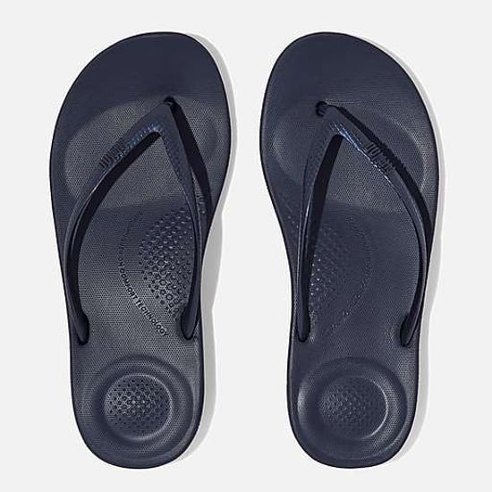 FitFlop Iqushion Ergonomische Dames Flip-Flops in Nachtblauw - Image 2