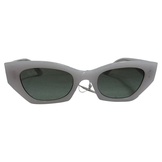 Ray-Ban Zena Cat-Eye zonnebril in wit acetaat - Image 1