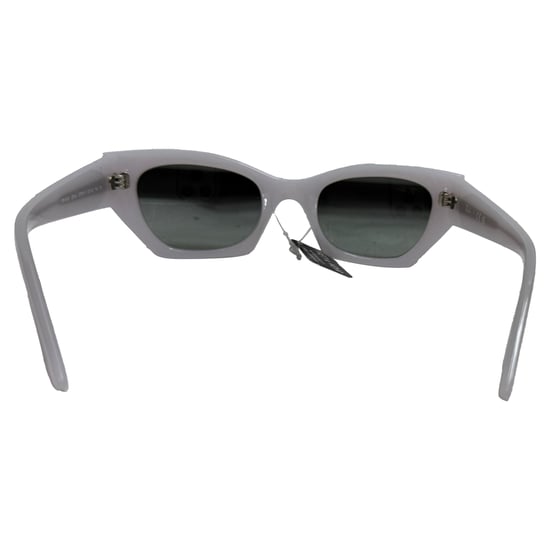 Ray-Ban Zena Cat-Eye zonnebril in wit acetaat - Image 4