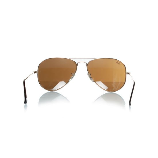 Ray Ban Aviator in goud en bruin. - Image 4