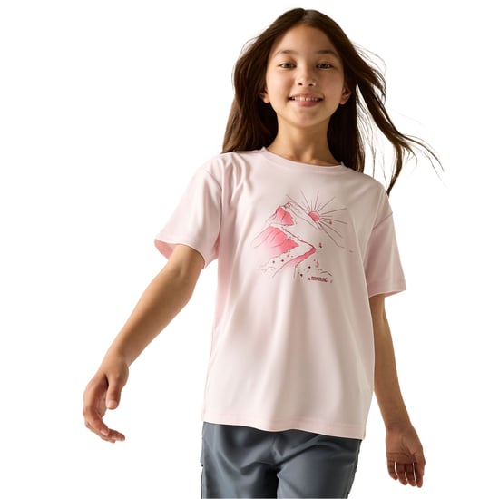Regatta Kinderen/Kinderen Aria Sunrise T-Shirt (Roze waas) - Image 4