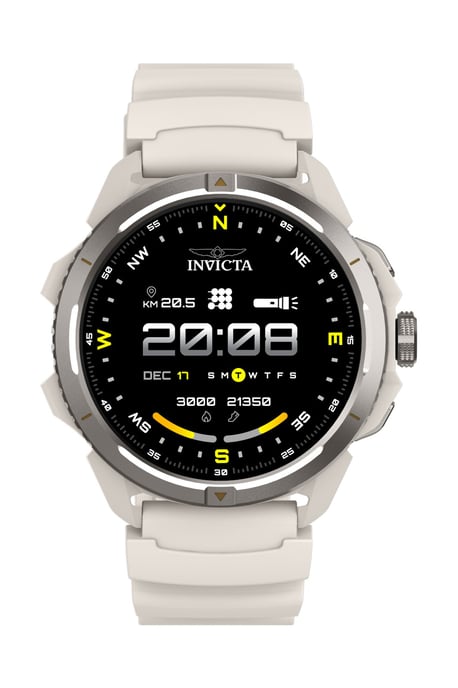 Invicta I-Tech ITECH-010 Herenhorloge - Smartwatch Uurwerk - Roestvrij Staal met Zwarte Wijzerplaat - 47 mm - Image 2