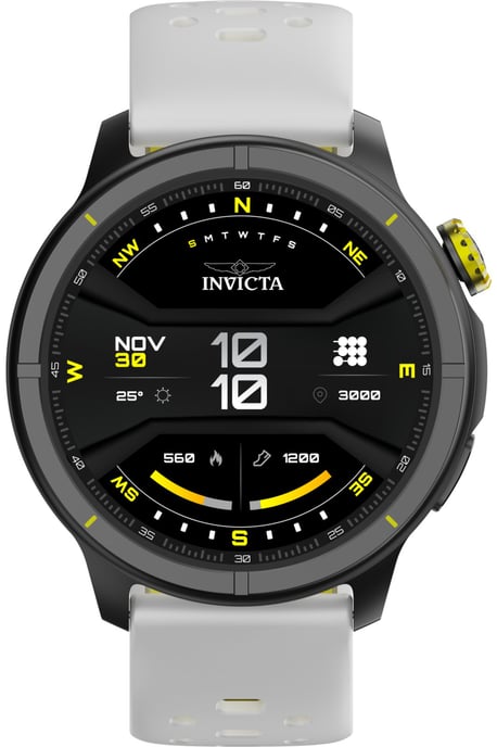 Invicta I-Tech - 2 Pro ITECH-008 Herenhorloge - Smartwatch Uurwerk - Roestvrij Staal met Zwarte Wijzerplaat - 46 mm - Image 2