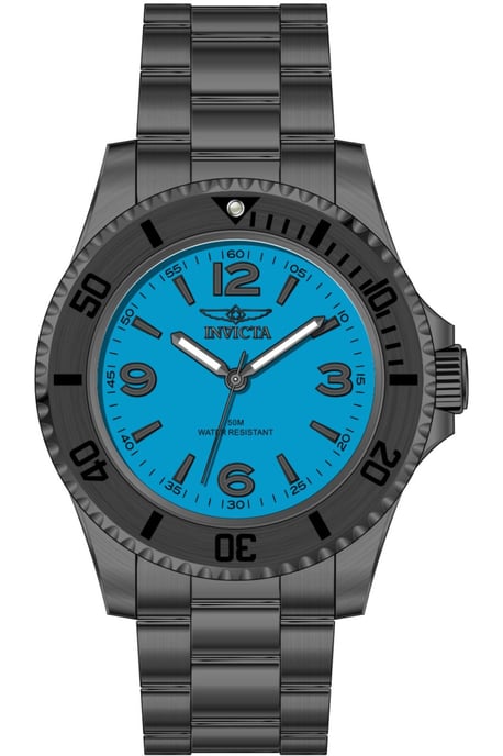 Invicta Specialty 69716 Herenhorloge - Quartz Uurwerk - Roestvrij Staal met Blauwe Wijzerplaat - 40 mm - Image 1