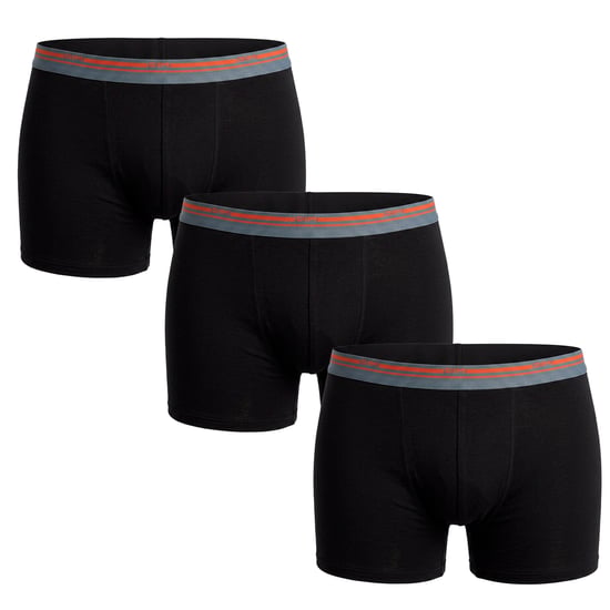 Pakket van 3 herenboxers van katoen in kleuren D306XP - Image 1