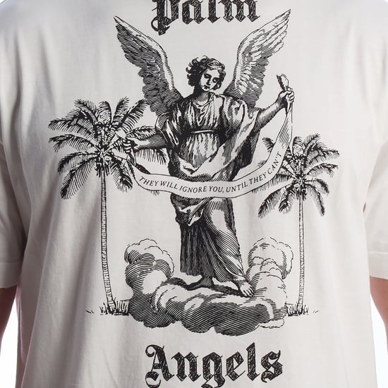 Heren T-shirt met Korte Mouwen en Print PMAA072F23JER0030110 - Image 2